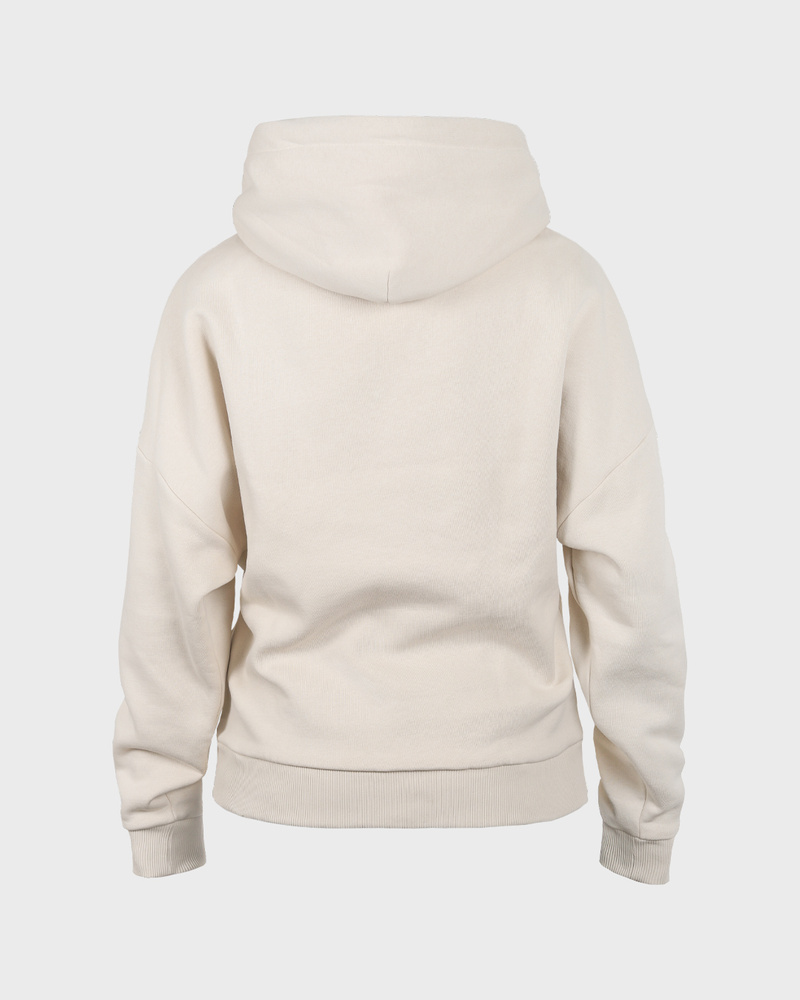 Smiley Hoodie Light Beige Large Large
