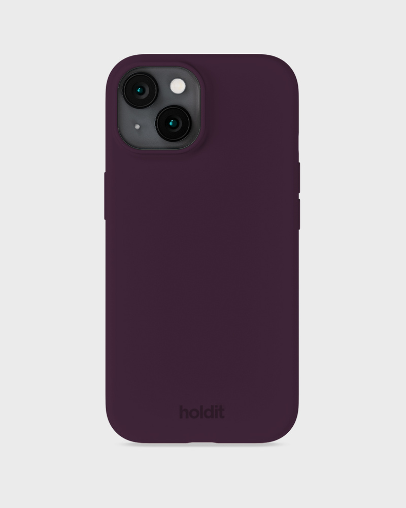 Phone Case Silicone Deep Plum iPhone 14