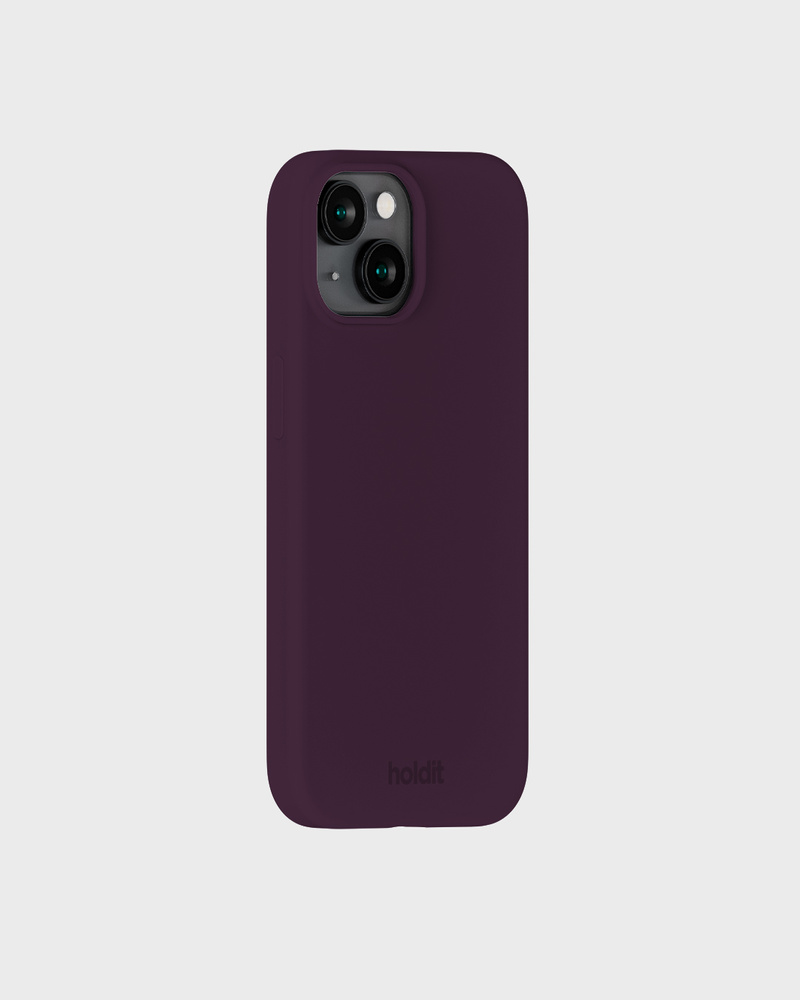 Phone Case Silicone Deep Plum iPhone 14