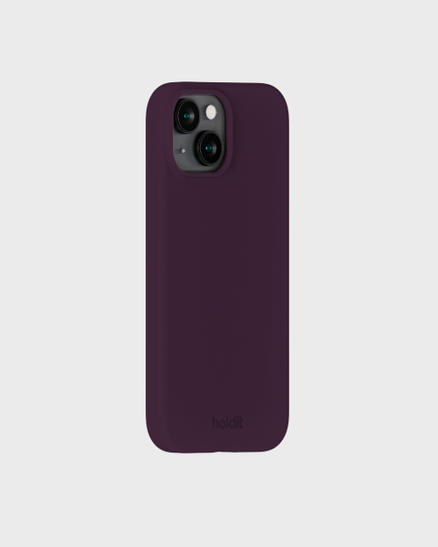 Phone Case Silicone Deep Plum iPhone 13