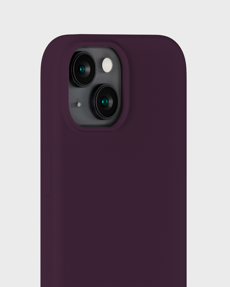 Phone Case Silicone Deep Plum iPhone 14
