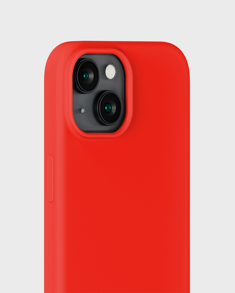 Phone Case Silicone Scarlet Red iPhone 13