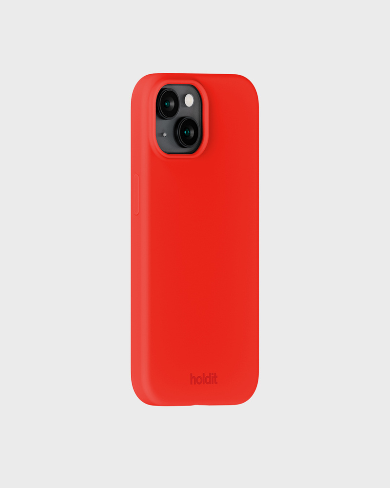 Phone Case Silicone Scarlet Red iPhone 13