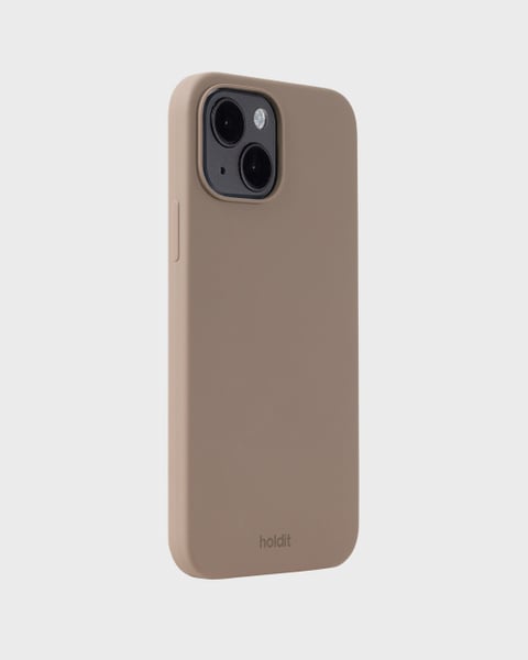 Phone Case Silicone Mocha Brown iPhone 14