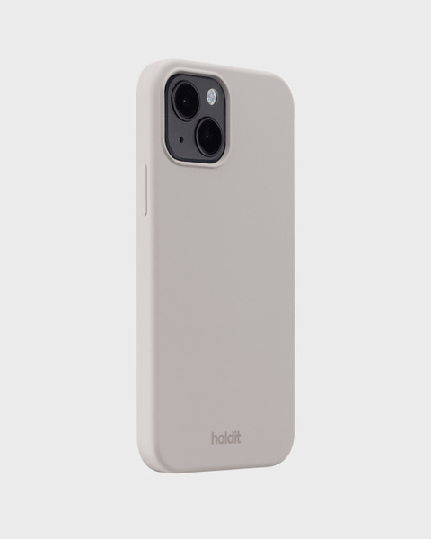 Phone Case Silicone Taupe iPhone 14