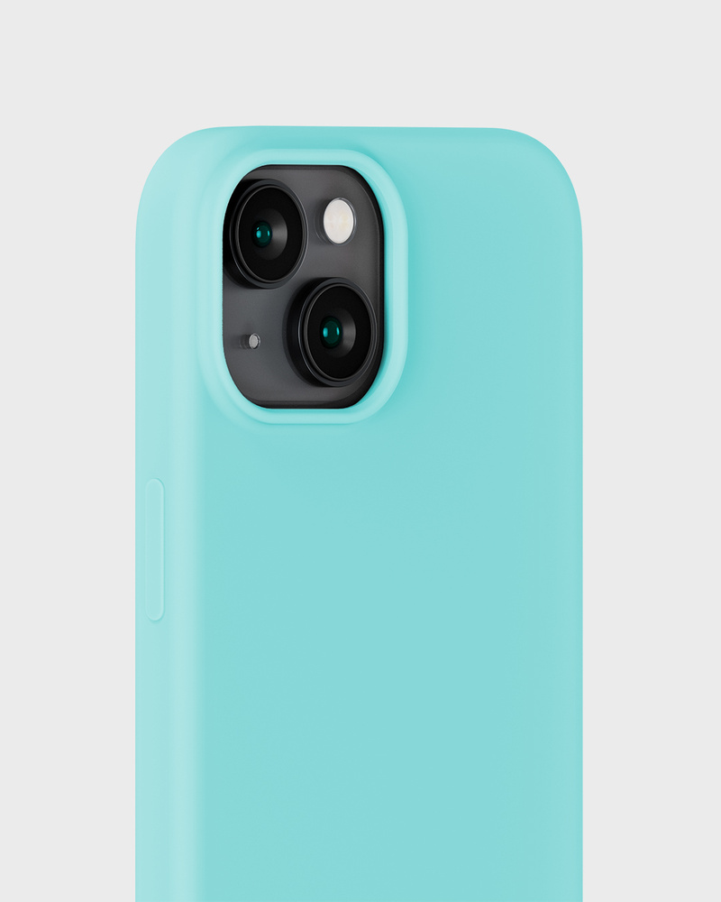 Phone Case Silicone Turquoise iPhone 14