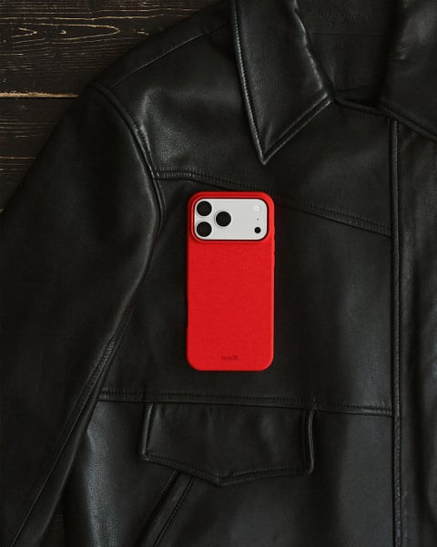 Phone Case Silicone Scarlet Red iPhone 13