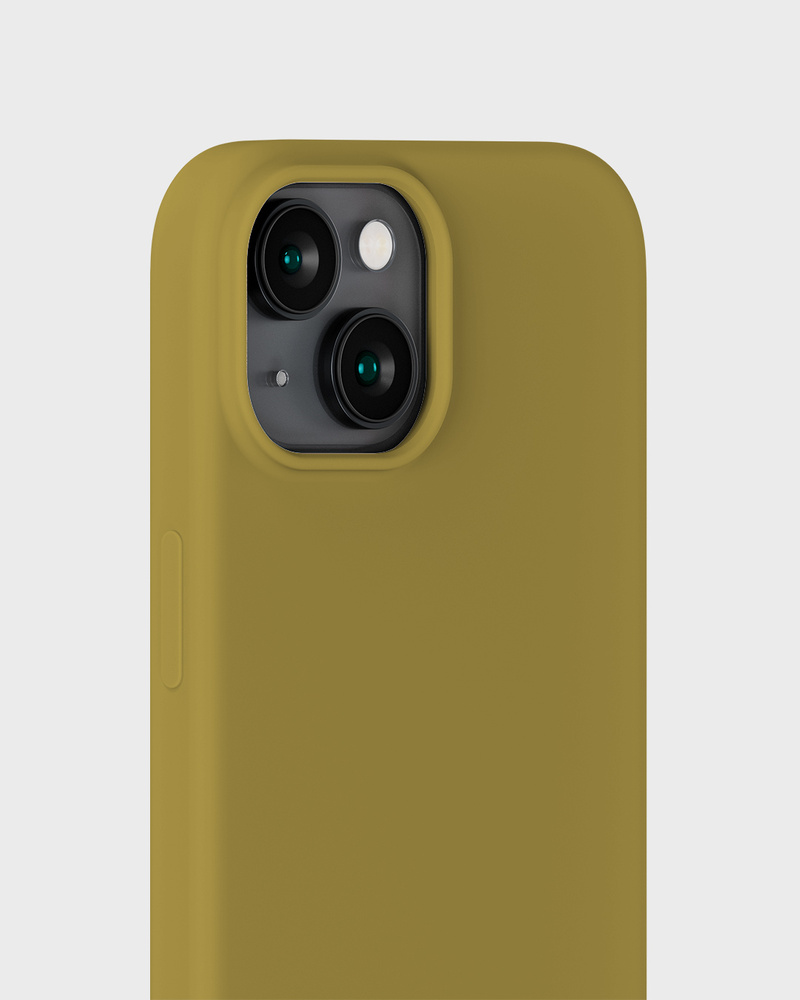 Phone Case Silicone Warm Olive iPhone 13