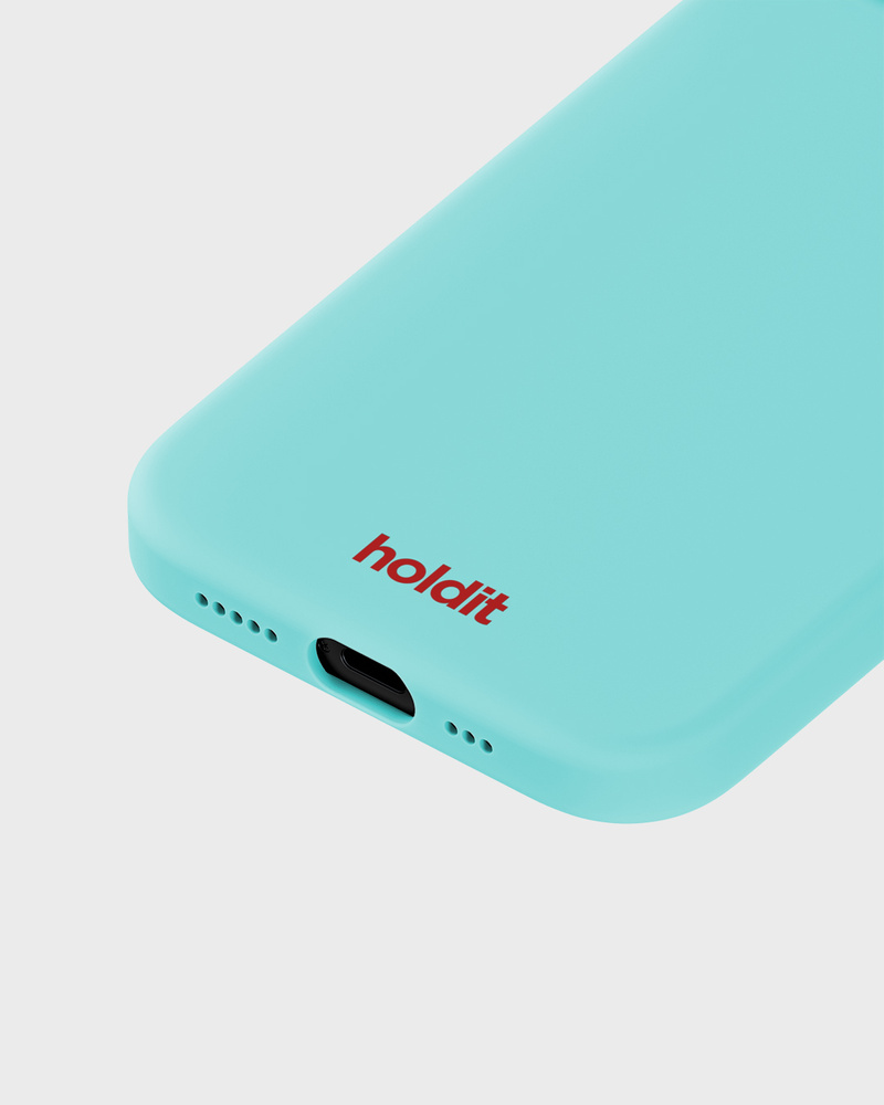 Phone Case Silicone Turquoise iPhone 14