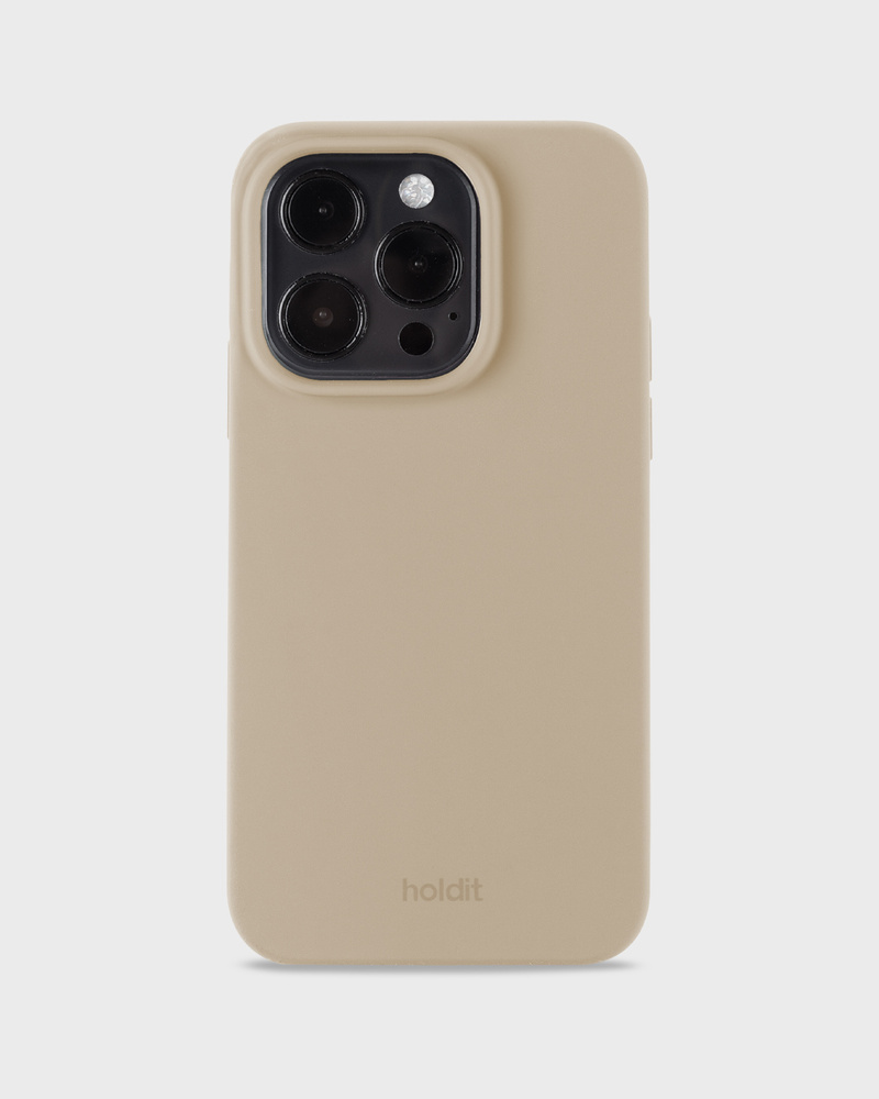 Phone Case Silicone Latte Beige iPhone 14 Pro