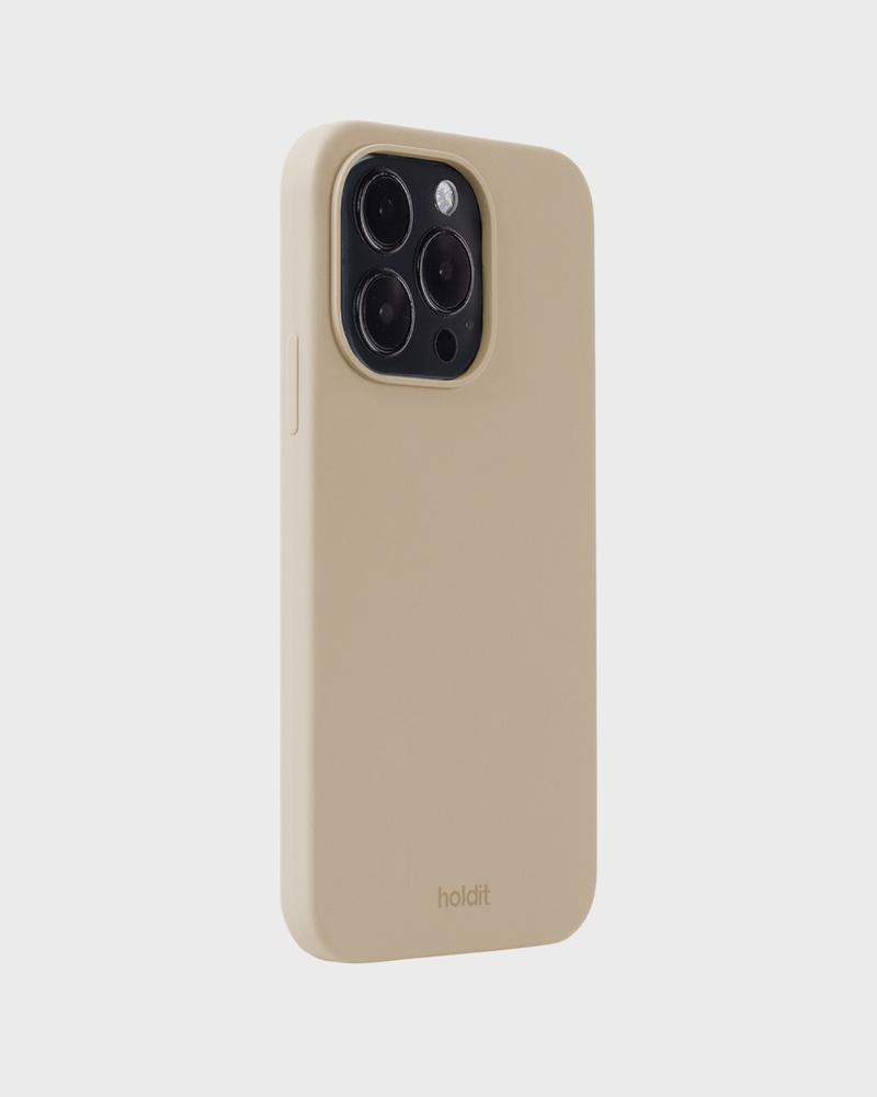 Phone Case Silicone Latte Beige iPhone 14 Pro