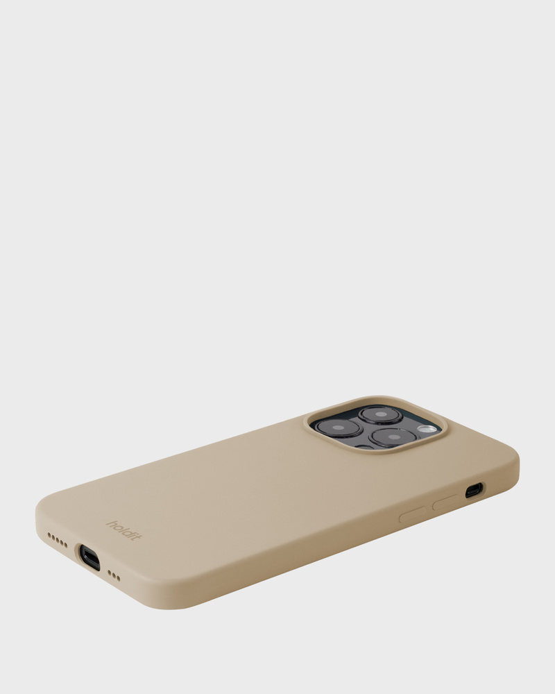 Phone Case Silicone Latte Beige iPhone 14 Pro