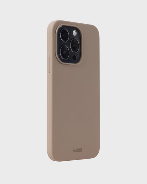 Phone Case Silicone Mocha Brown iPhone 14 Pro