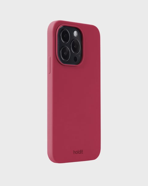 Phone Case Silicone Red Velvet iPhone 14 Pro