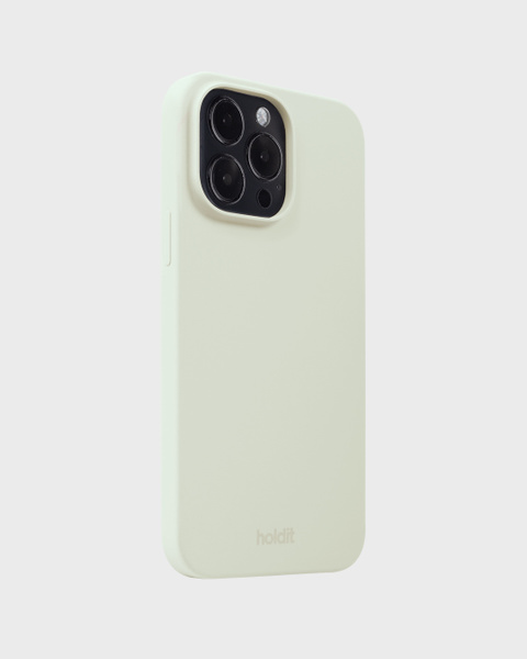 Phone Case Silicone White Moss iPhone 14 Pro Max