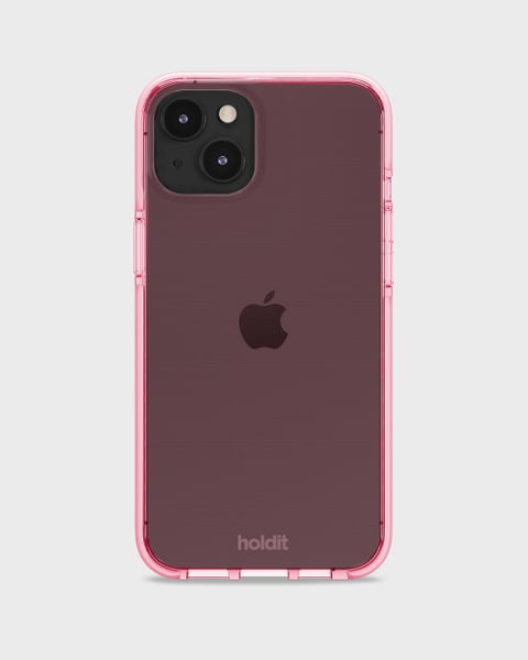 Phone case Seethru Bright Pink iPhone 14 Plus
