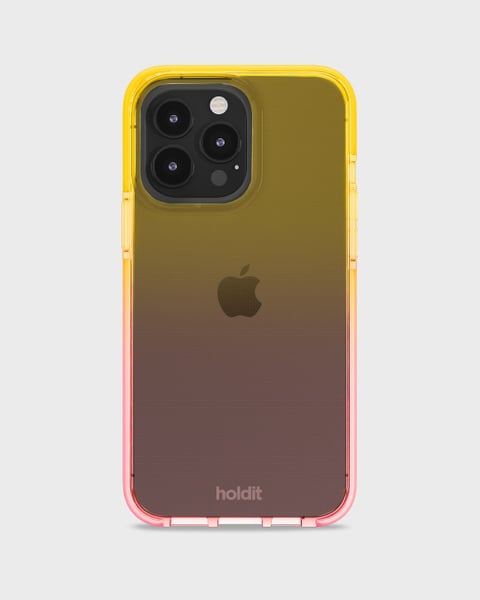 Phone case Seethru Gradient Bright Pink/Orange Juice iPhone 14 Pro Max