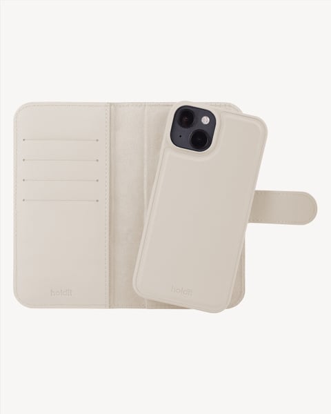 Wallet Case Magnet Light Beige iPhone 13