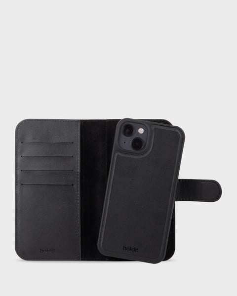 Wallet Case Magnet Black iPhone 13