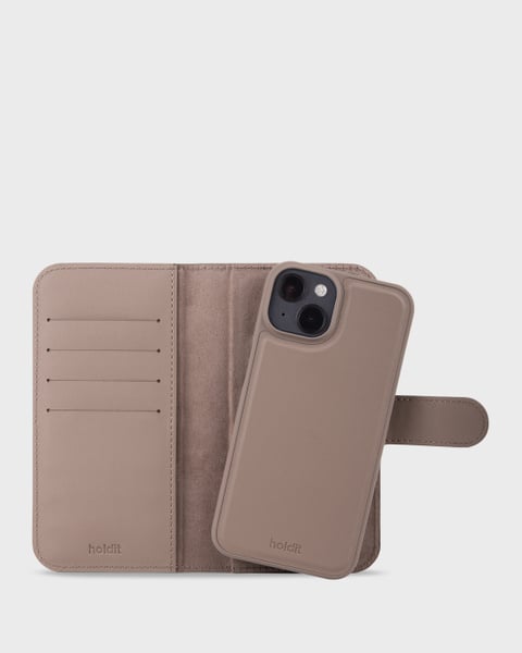 Wallet Case Magnet Mocha Brown iPhone 13