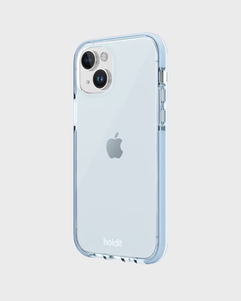 Phone Case Seethru Mineral Blue iPhone 15