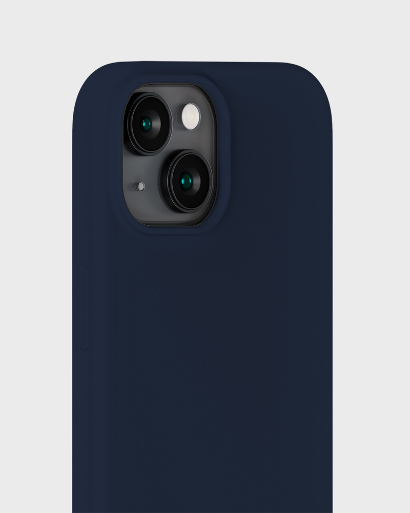 Phone Case Silicone Midnight Blue iPhone 15