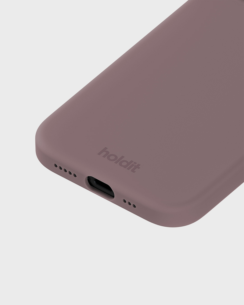 Phone Case Silicone Mauve iPhone 15