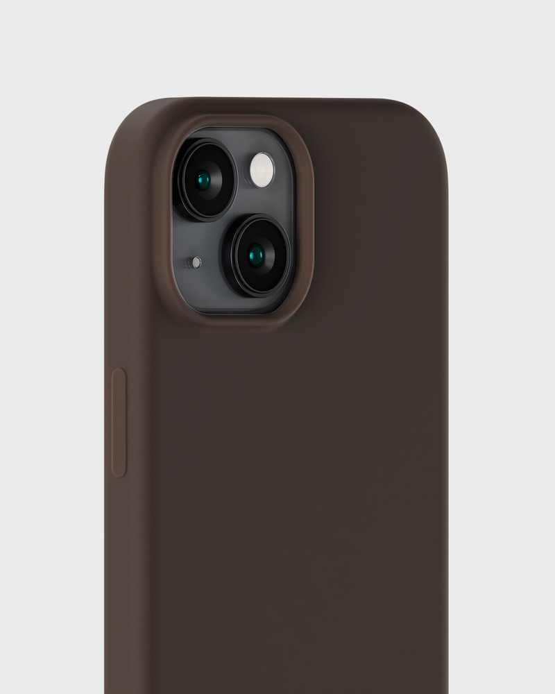 Phone case silicone Chocolate iPhone 15