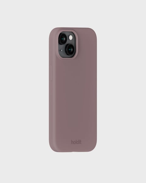 Phone Case Silicone Mauve iPhone 15