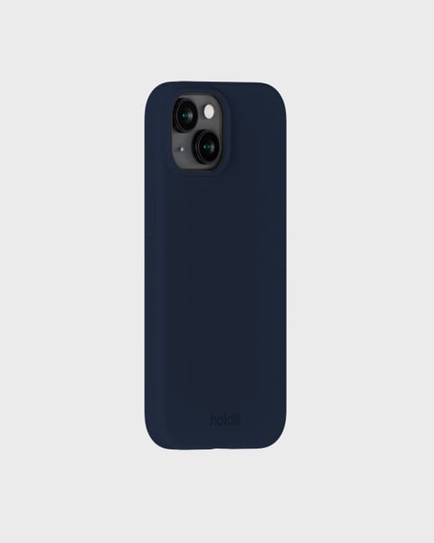 Phone Case Silicone Midnight Blue iPhone 15