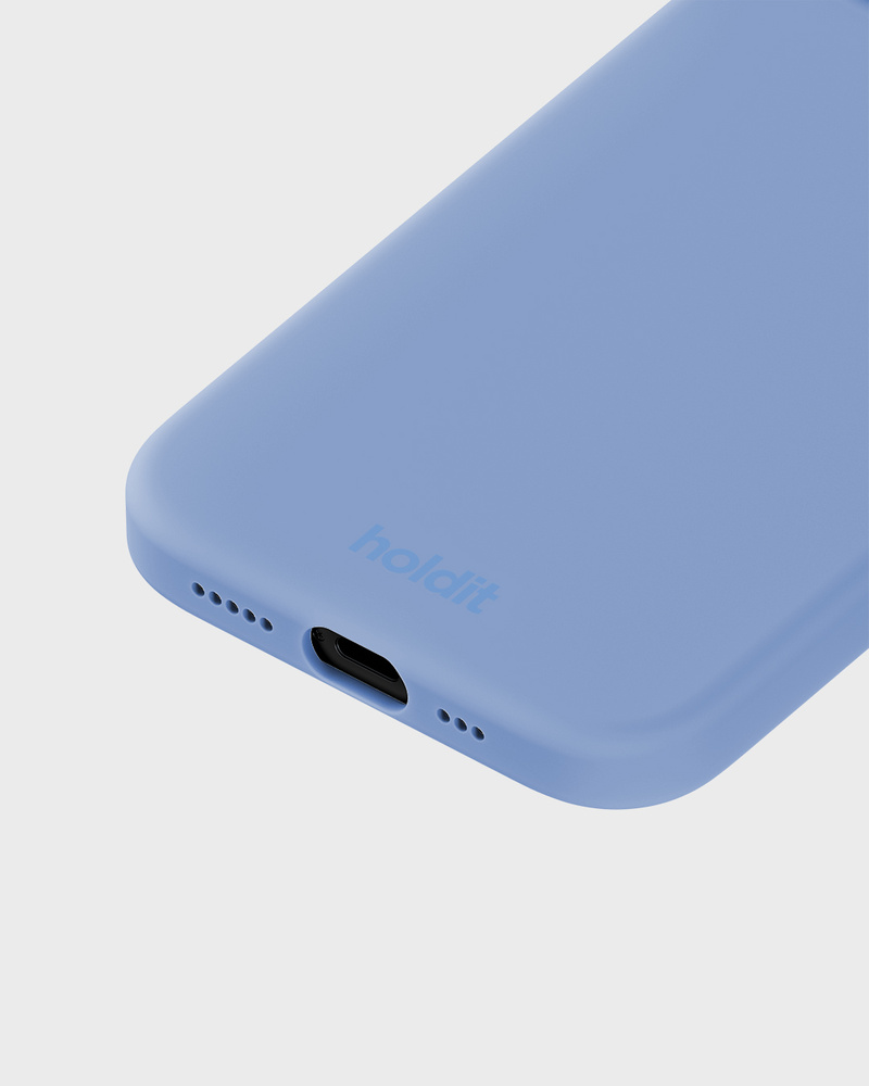 Phone Case Silicone Soft Cobalt iPhone 15