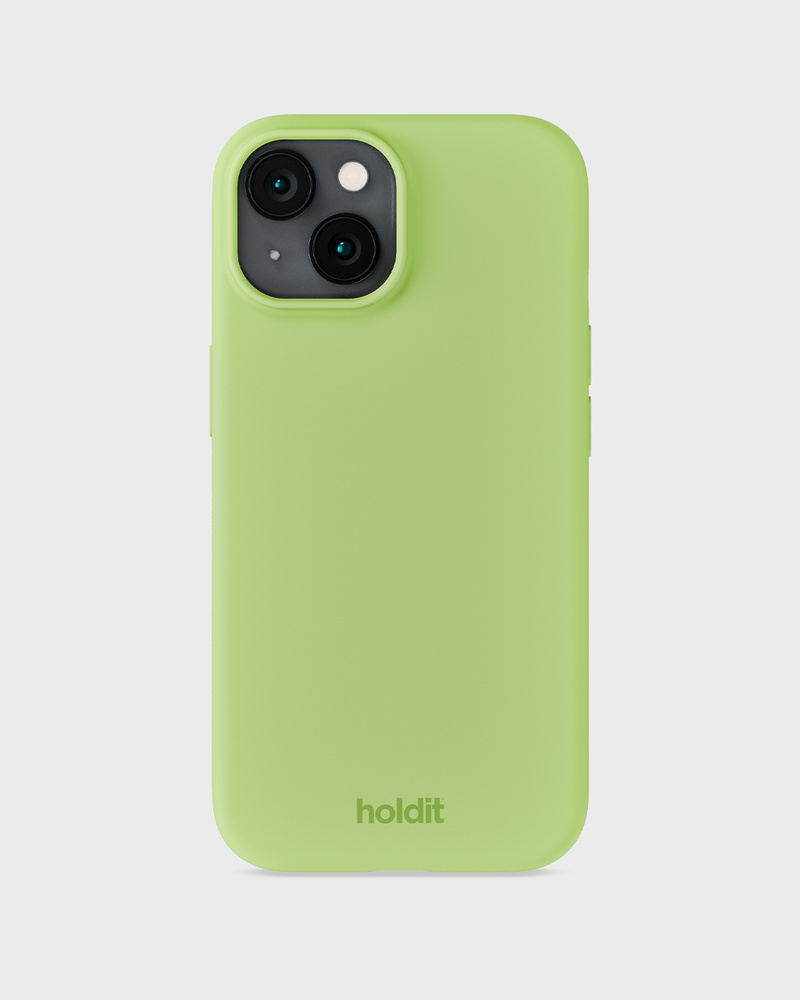 Phone Case Silicone Matcha Green iPhone 15