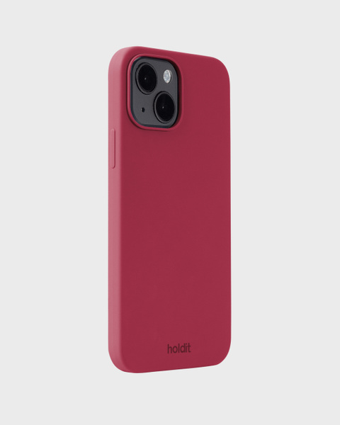 Phone Case Silicone Red Velvet iPhone 15