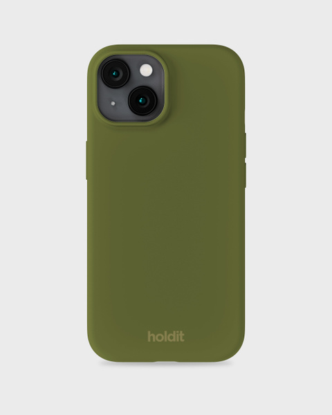 Phone Case Silicone Pickled Green iPhone 15