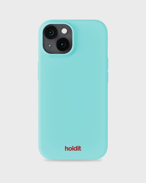 Phone Case Silicone Turquoise iPhone 15