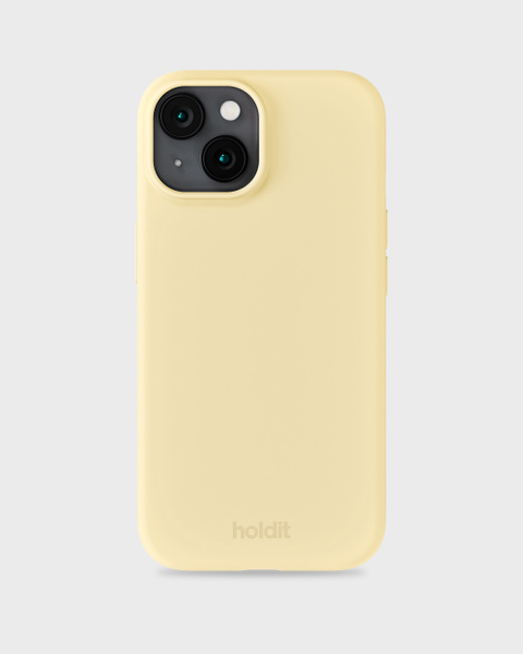 Phone Case Silicone Butter Yellow iPhone 15