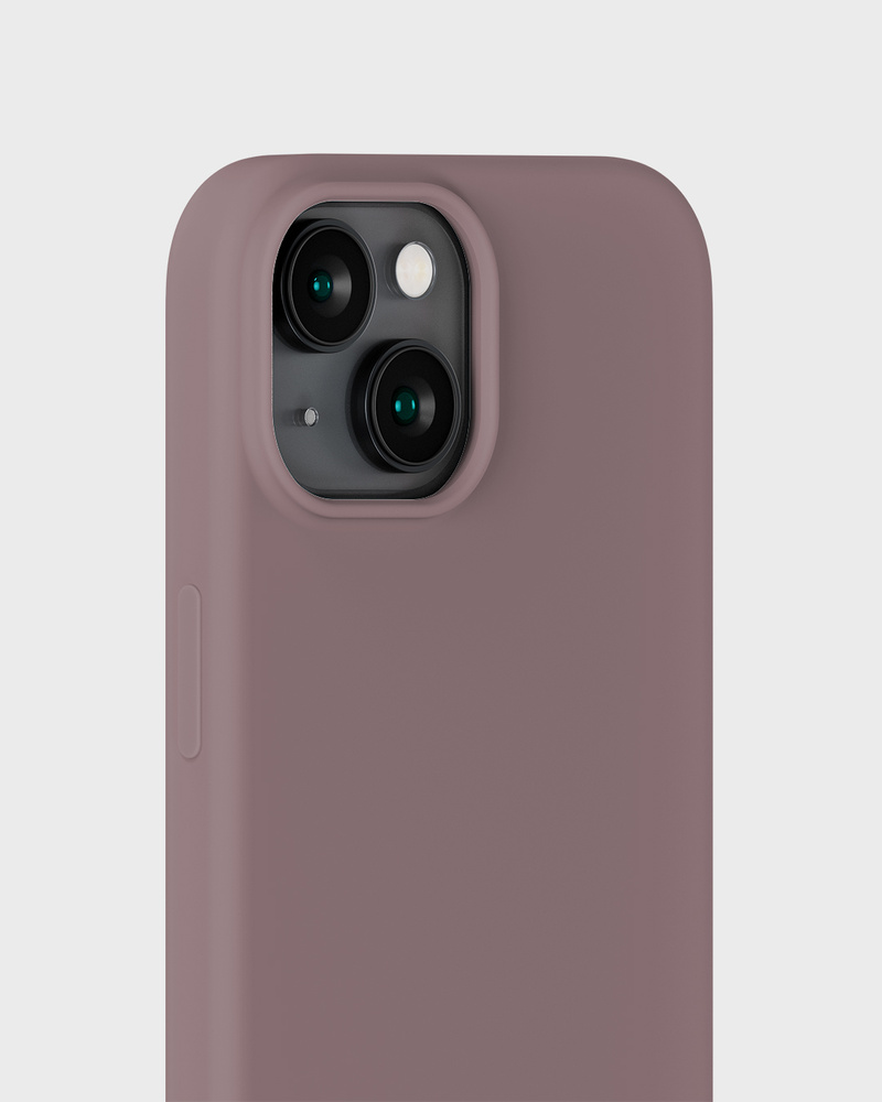 Phone Case Silicone Mauve iPhone 15