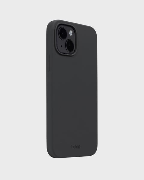 Phone Case Silicone Black iPhone 15 Plus