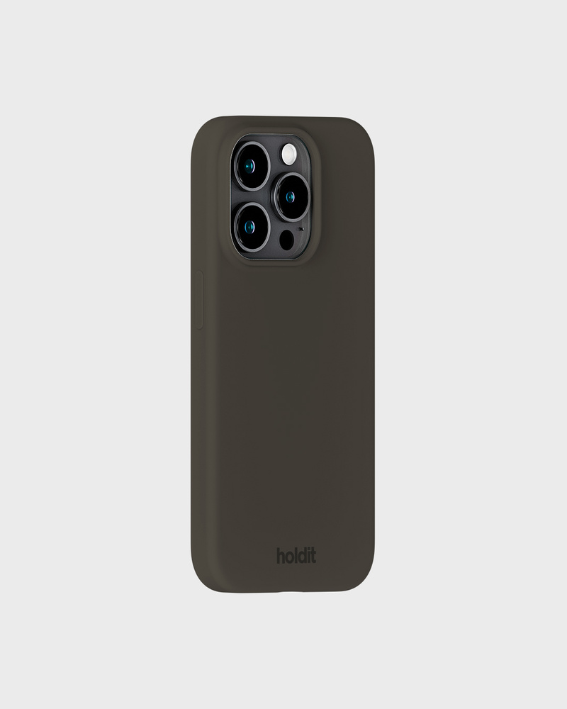 Phone Case Silicone Charcoal iPhone 15 Pro