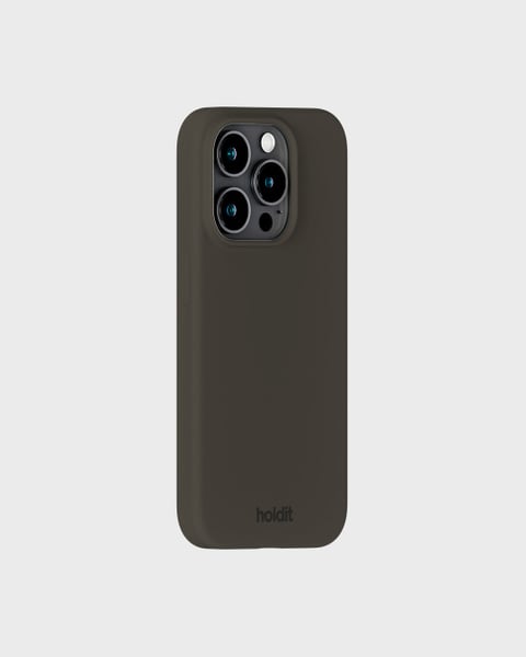Phone Case Silicone Charcoal iPhone 15 Pro