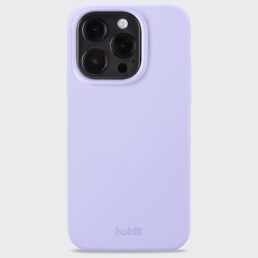 Custodia In Silicone TPU Per IPhone 15 (6,1") – Morbida, Antiurto E Facile Da Pulire, Grigio Lavanda