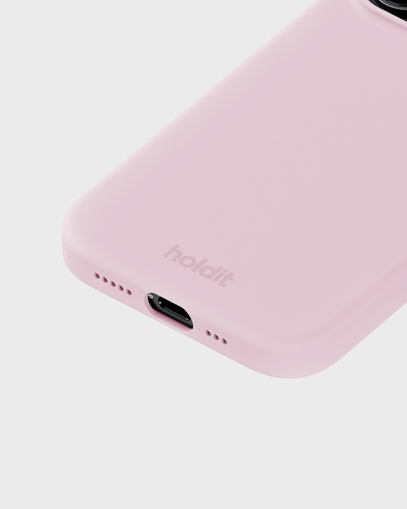 Phone Case Silicone Pale Pink iPhone 15 Pro