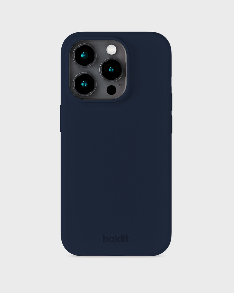 Phone Case Silicone Midnight Blue iPhone 15 Pro