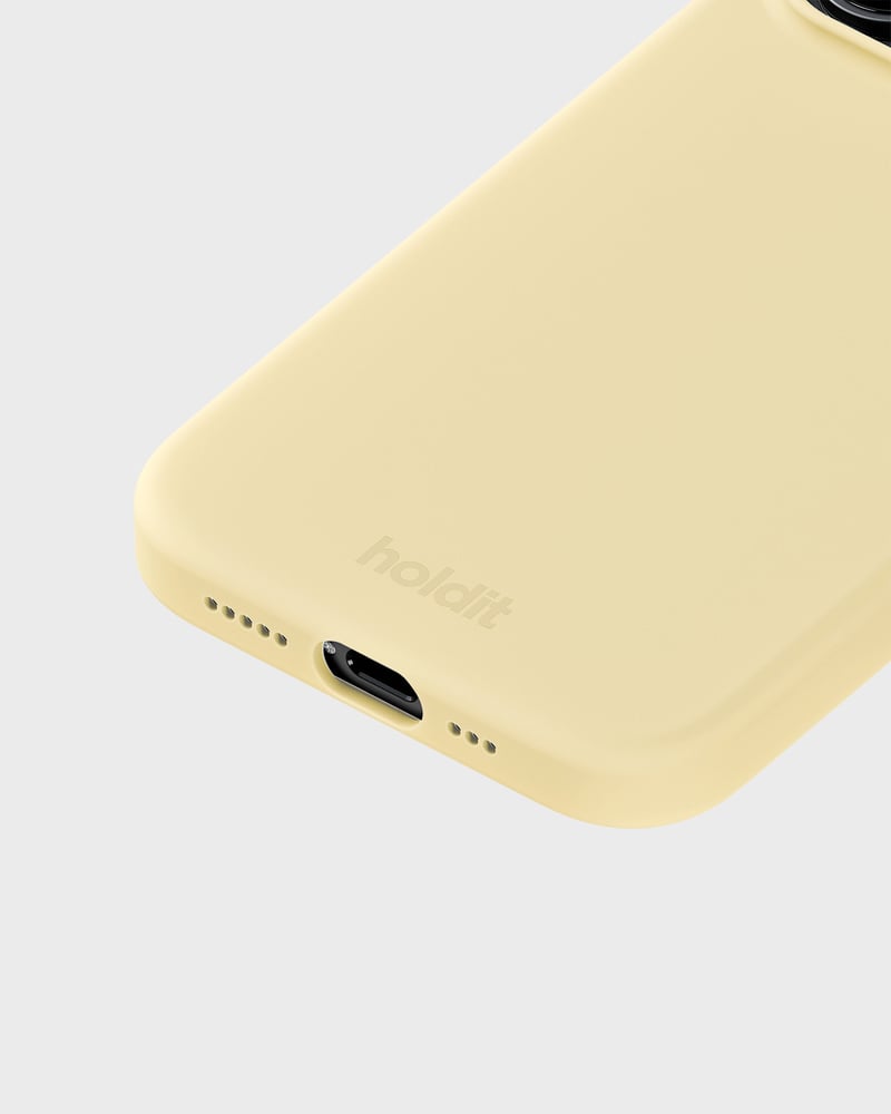 Phone Case Silicone Butter Yellow iPhone 15 Pro