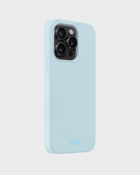 Phone case silicone Mineral Blue iPhone 15 Pro
