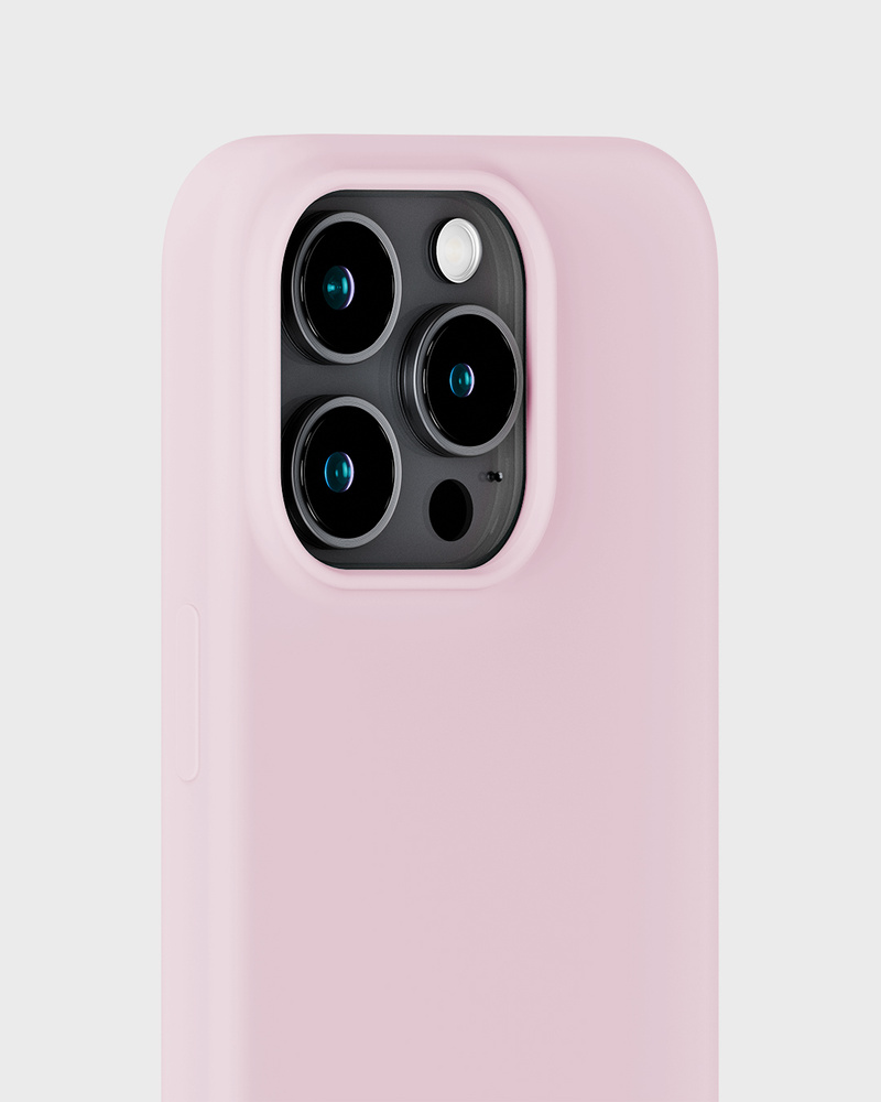 Phone Case Silicone Pale Pink iPhone 15 Pro