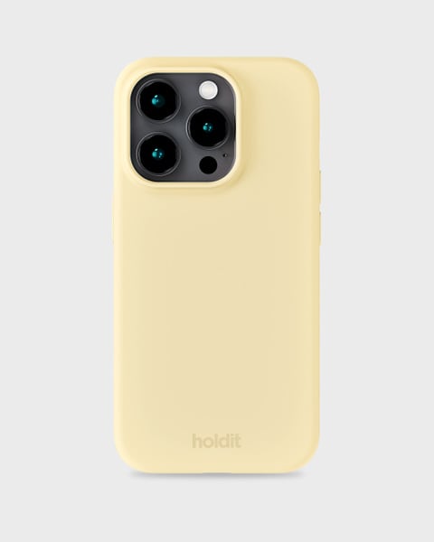 Phone Case Silicone Butter Yellow iPhone 15 Pro