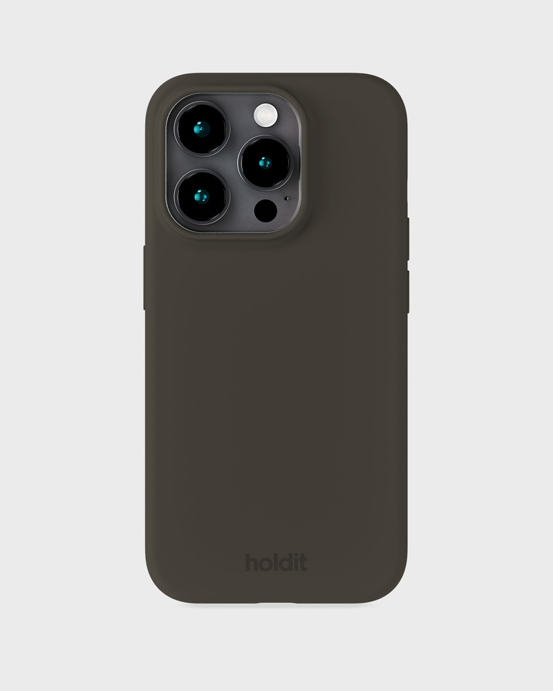 Phone Case Silicone Charcoal iPhone 15 Pro