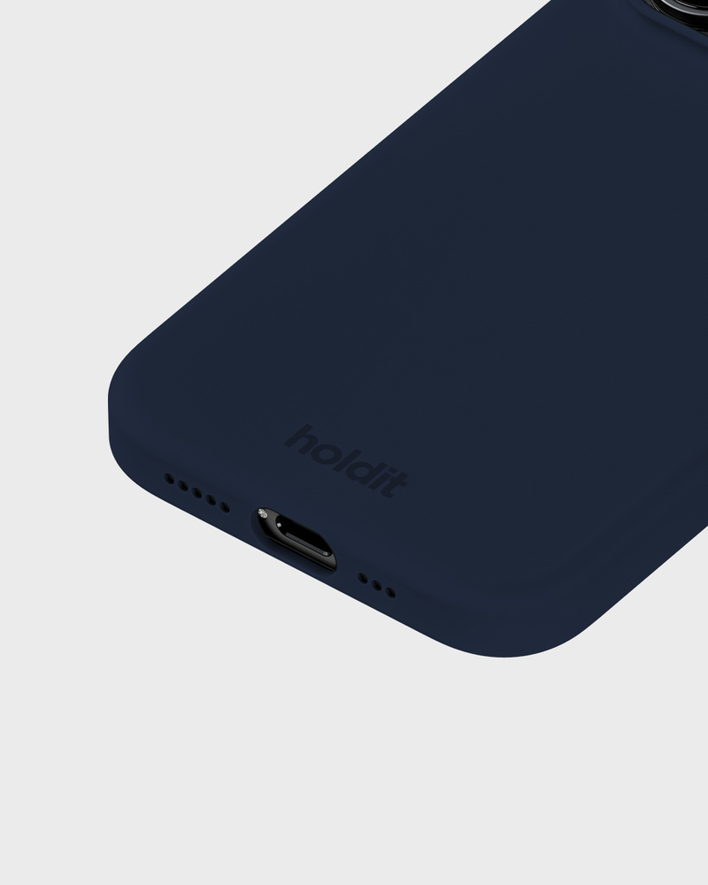 Phone Case Silicone Midnight Blue iPhone 15 Pro