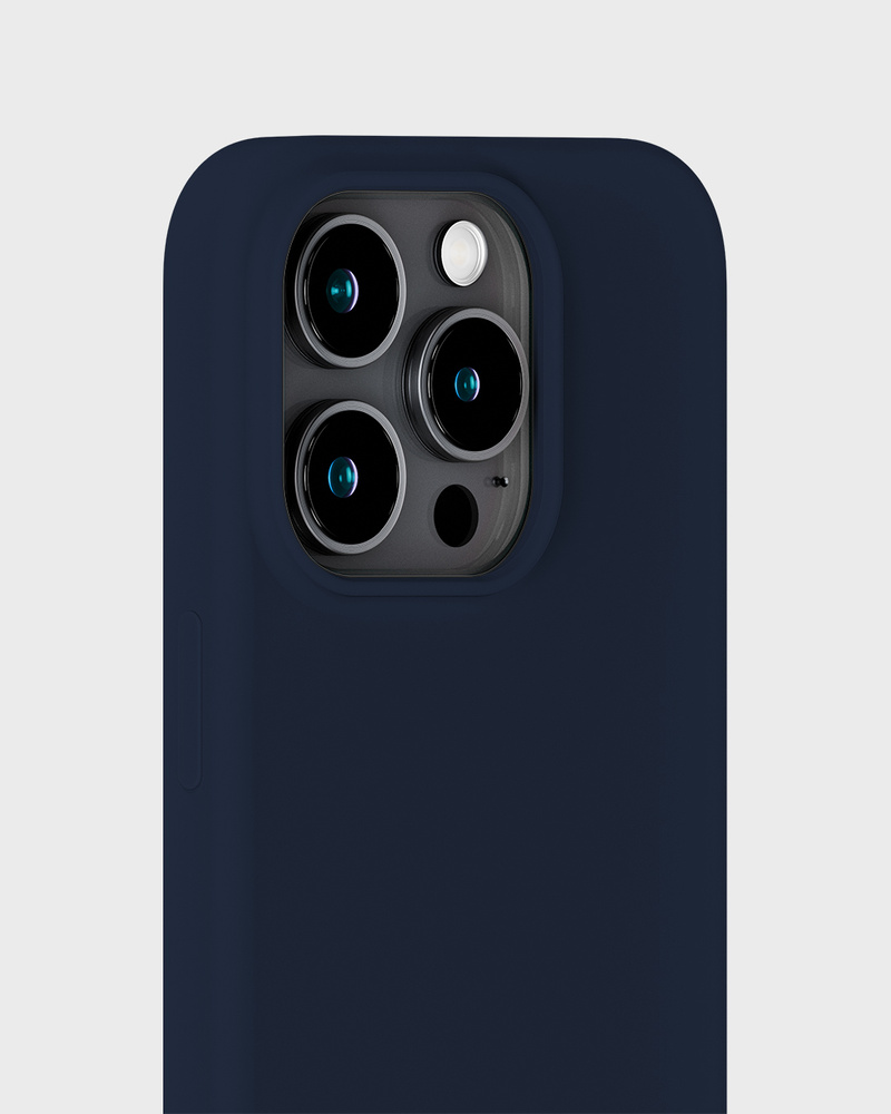 Phone Case Silicone Midnight Blue iPhone 15 Pro